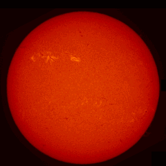 Image of Sun's chromosphere