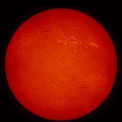 Image of Sun's chromosphere