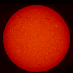 Image of Sun's chromosphere