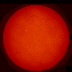 Image of Sun's chromosphere