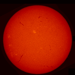 Image of Sun's chromosphere