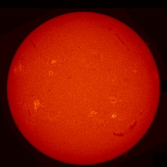 Image of Sun's chromosphere