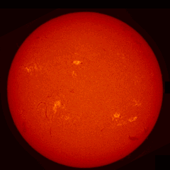 Image of Sun's chromosphere