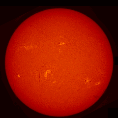 Image of Sun's chromosphere