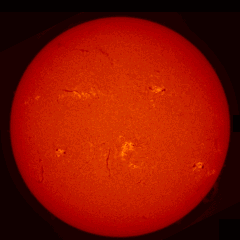 Image of Sun's chromosphere