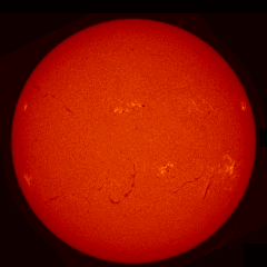 Image of Sun's chromosphere