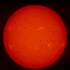 Image of Sun's chromosphere