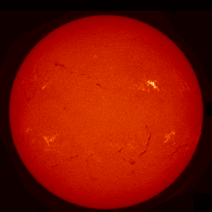 Image of Sun's chromosphere