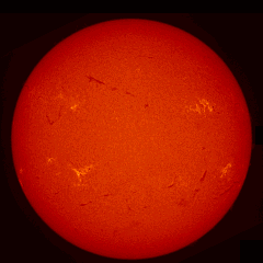 Image of Sun's chromosphere