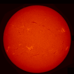 Image of Sun's chromosphere