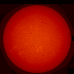 Image of Sun's chromosphere