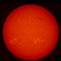 Image of Sun's chromosphere