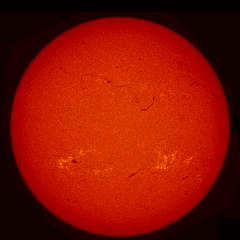 Image of Sun's chromosphere