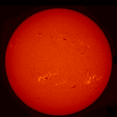 Image of Sun's chromosphere