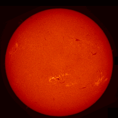 Image of Sun's chromosphere