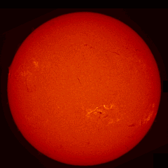 Image of Sun's chromosphere