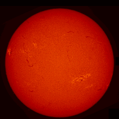 Image of Sun's chromosphere