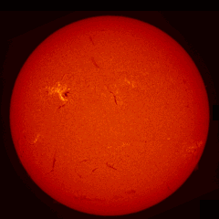 Image of Sun's chromosphere