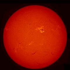 Image of Sun's chromosphere