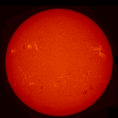 Image of Sun's chromosphere