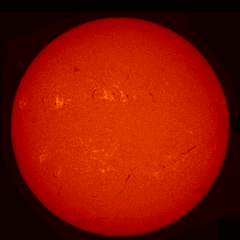 Image of Sun's chromosphere