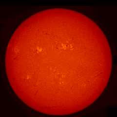 Image of Sun's chromosphere