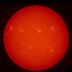 Image of Sun's chromosphere