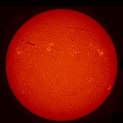 Image of Sun's chromosphere