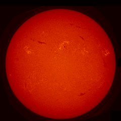 Image of Sun's chromosphere