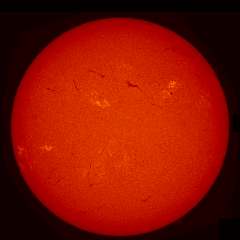 Image of Sun's chromosphere