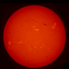 Image of Sun's chromosphere