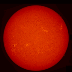 Image of Sun's chromosphere