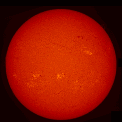 Image of Sun's chromosphere