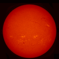 Image of Sun's chromosphere