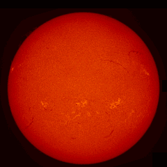 Image of Sun's chromosphere