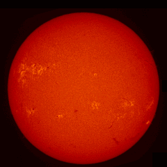 Image of Sun's chromosphere