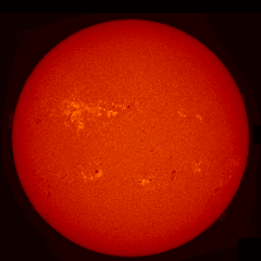 Image of Sun's chromosphere