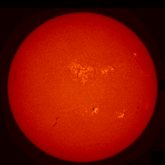 Image of Sun's chromosphere