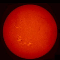 Image of Sun's chromosphere