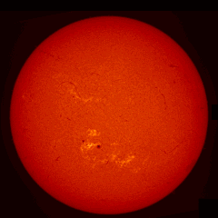 Image of Sun's chromosphere