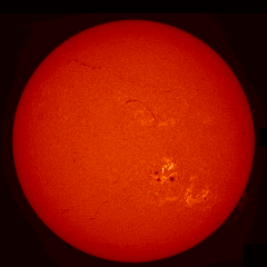 Image of Sun's chromosphere