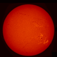 Image of Sun's chromosphere