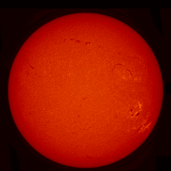 Image of Sun's chromosphere