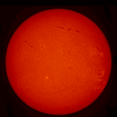 Image of Sun's chromosphere