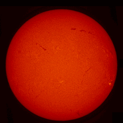 Image of Sun's chromosphere