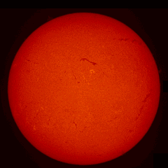 Image of Sun's chromosphere