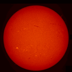 Image of Sun's chromosphere