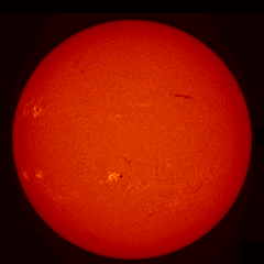 Image of Sun's chromosphere