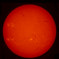 Image of Sun's chromosphere