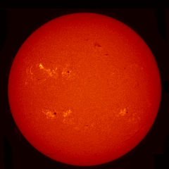 Image of Sun's chromosphere